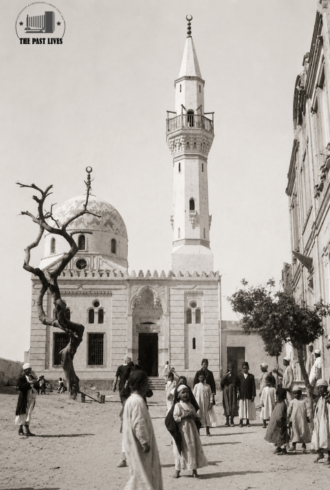 1910 Egypt, Sidi Gaber Mosque in Alexandria